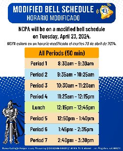 modified schedule 4-23-2024